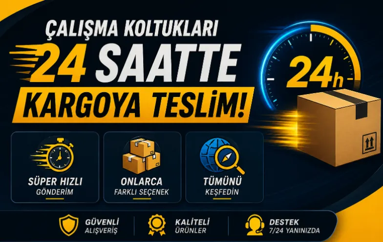 Focus  Çalışma Koltuğu Krom Yıldız Ayaklı (Pembe Kumaş)